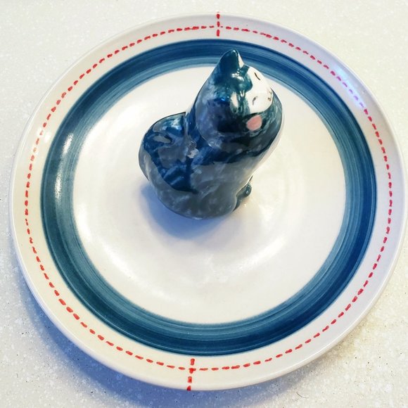 Cat jewelry dish tray holder, Rhea scrunchie set main image 8